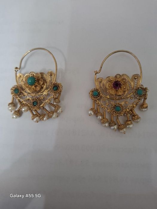 Серёжки золотые антикварные