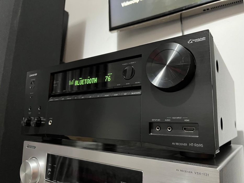 Onkyo HT-R695 4k/7.2/Atmos/bluetooth/Spotify/Airplay/wifi/usb etc.