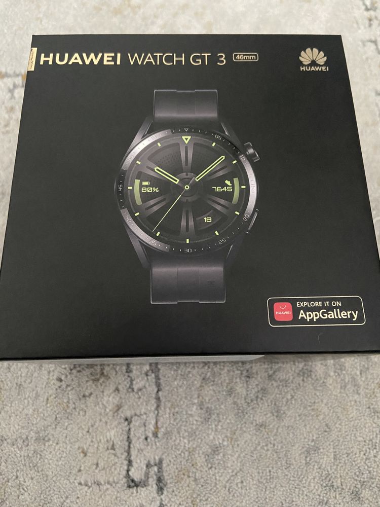 Смарт часы HUAWEI Watch GT3 (46mm), Black,