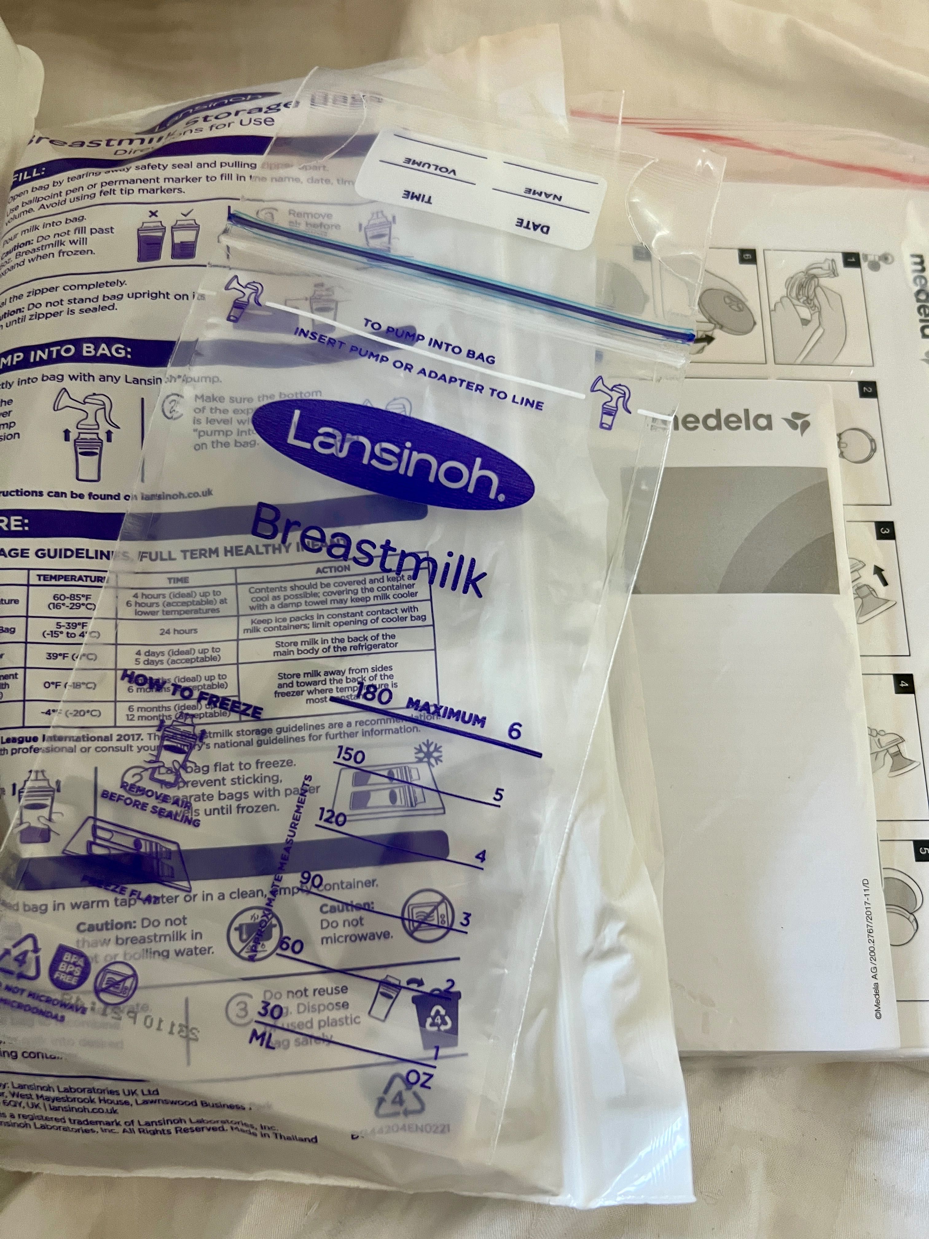 Помпа за кърма Medela Swing Flex + подарък пликчета за кърма Lansinoh