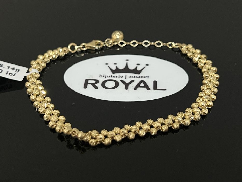 Bijuteria Royal CB : Bratara dama aur nou 14k 6,14gr