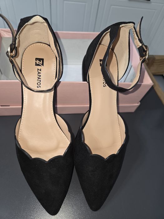 Pantofi cu toc mic Zapatos marimea 37