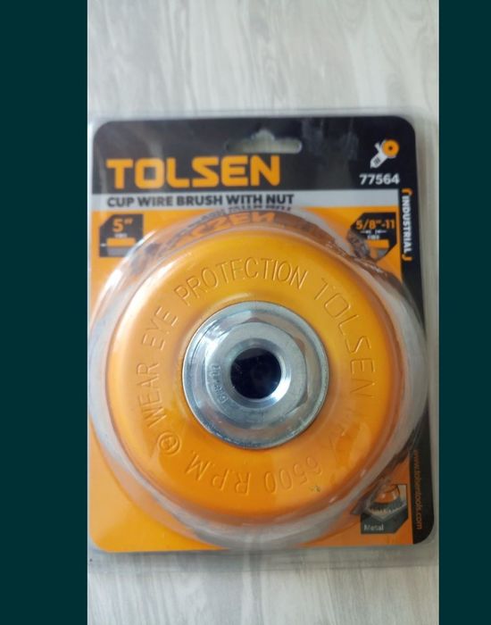 Затирки фуга щетка металлическая Tolsen