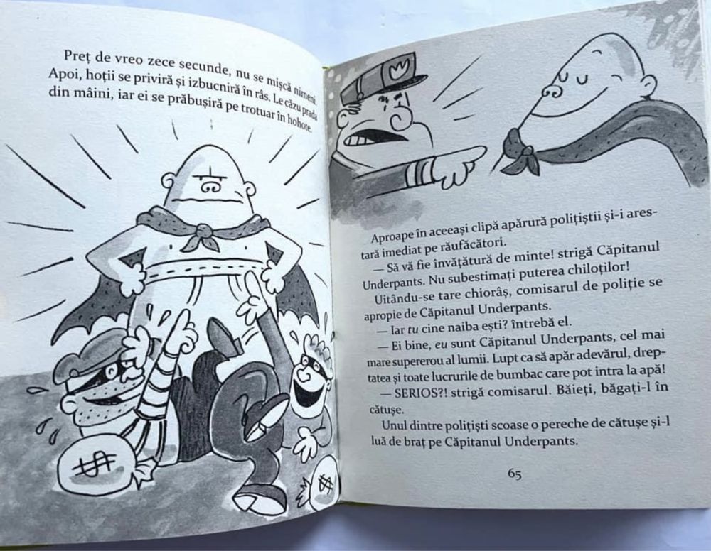 Cartea Aventurile capitanului Underpants de Dav Pilkey