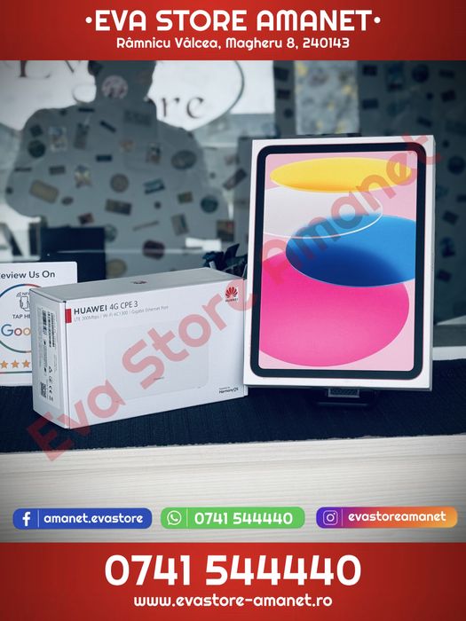 Tableta 11” Apple iPad 11 (A16) Pink 128GB A3354 WiFi + Router cadou