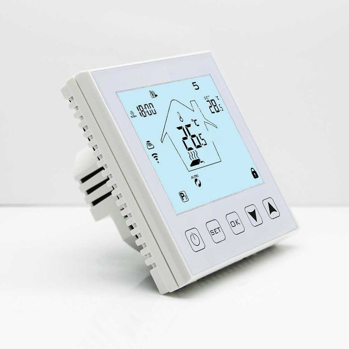 Termostat smart cu fir HYSEN HY603-WIFI- Tuya incalzire in pardoseala