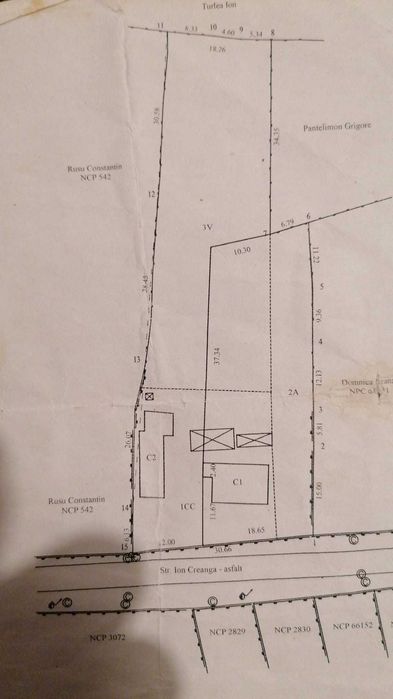 Teren+casa batraneasca Intravilan Letea Veche, centru
