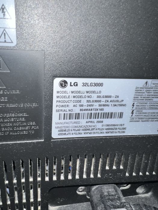 TV LG diagonala 80cm