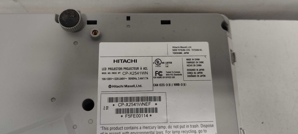 Hitachi CP-X2541WN Videoproiector filme projector XGA - 2 x HDMI