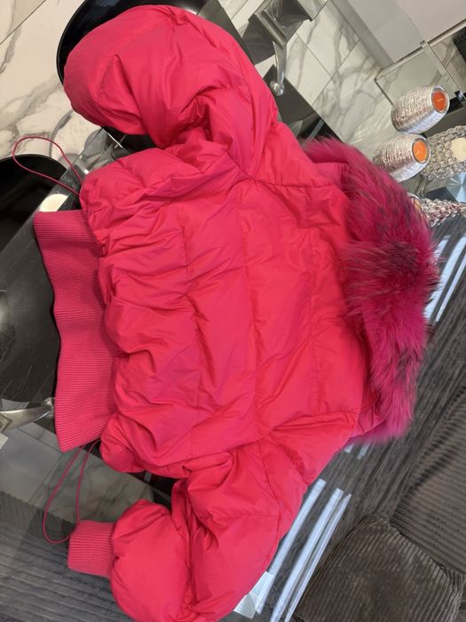 Зимно яке с естествен косъм