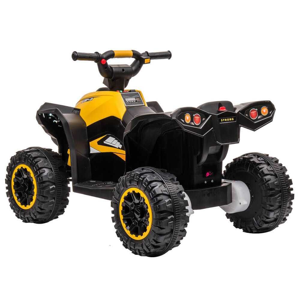 ATV electric pentru copii 2-5 ani HL-578, Roti Moi, Mp3 Player #Galben