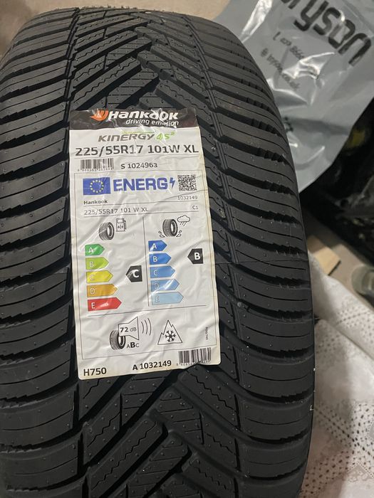 Hankook kinergy 4s 225/55/r17 all season