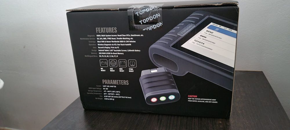 Interfata Diagnoza Multimarca TOPDON ArtiDiag 800 BT 2023 in Romana