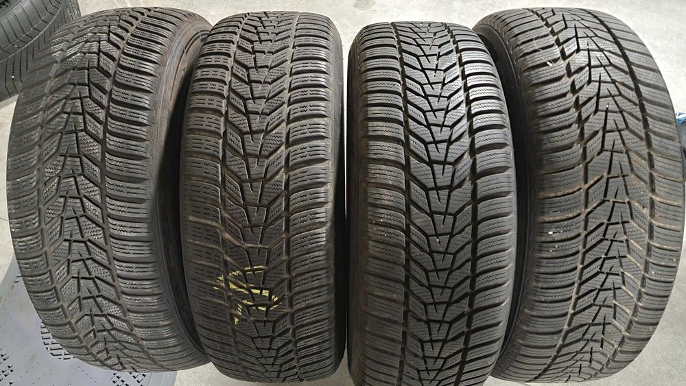 Jante aliaj Hyundai Santa Fe 3 + Cauciucuri de iarna Hankook