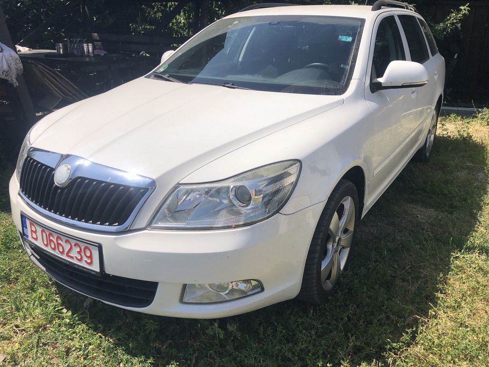 Haion Portbagaj Skoda Octavia 2 fl facelift break combi alb