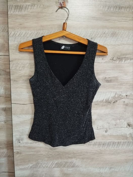 Блестящая кофта-майка