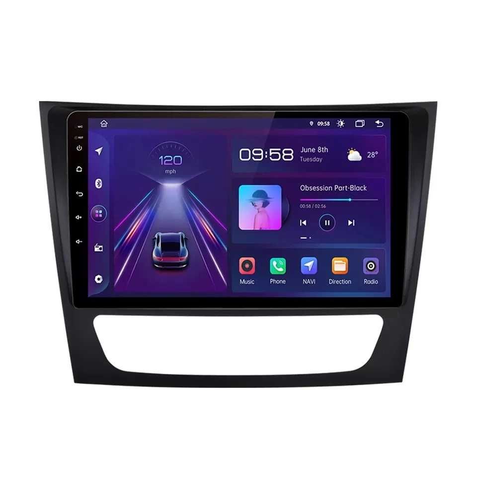 Navigatie Android 12 MERCEDES BENZ W211 2002-2010 1/2/4/8 GB RAM