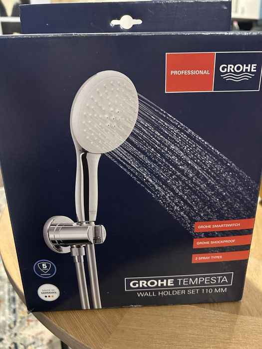 Душ слушалка/GROHE/черен мат/Грьое