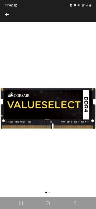 Memorie notebook Corsair 16GB, DDR4, 2400MHz, CL16