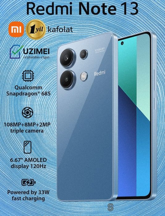 Redmi note 13, yangi