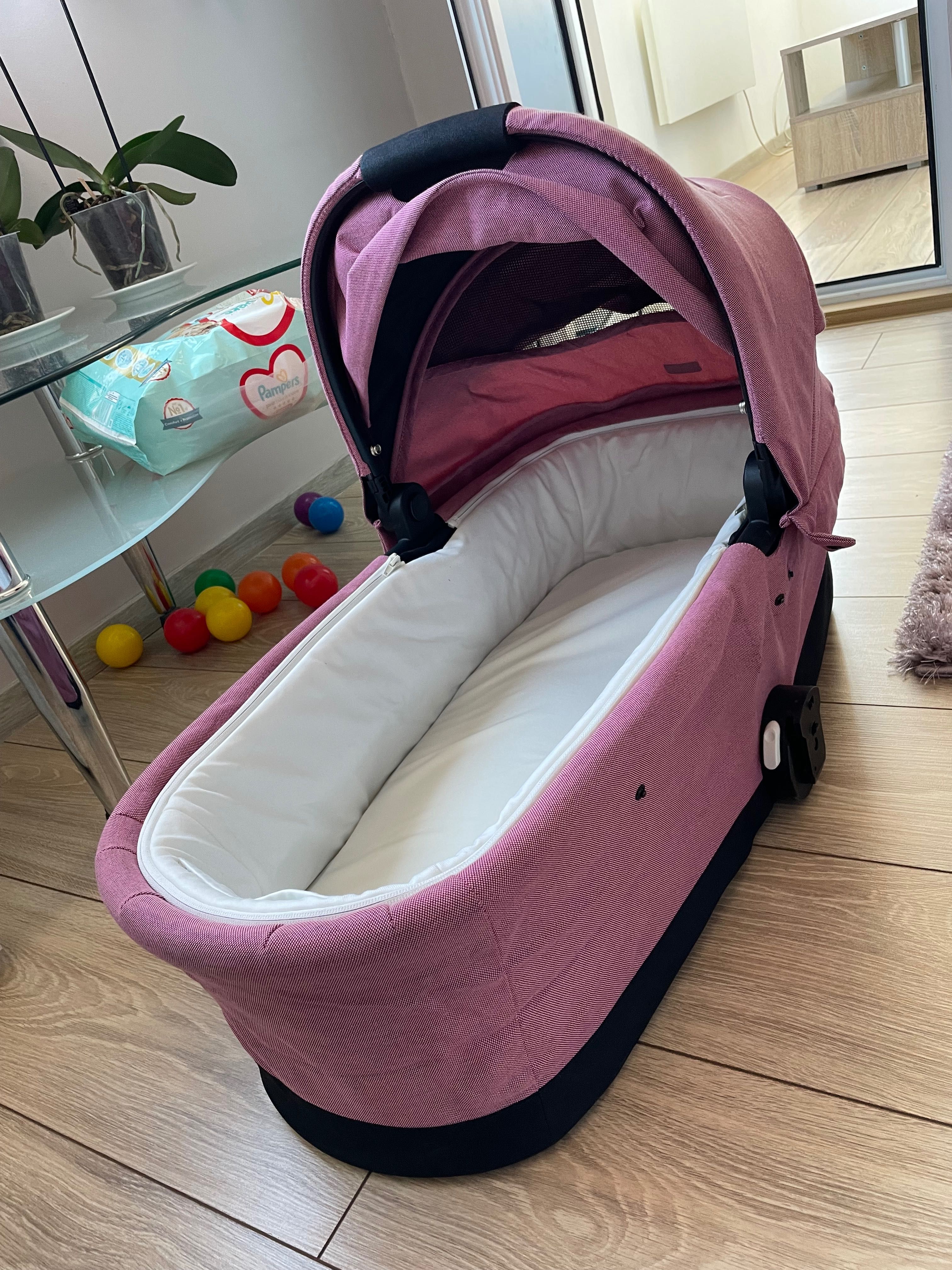 CYBEX Кош за новородено COT S Magnolia Pink