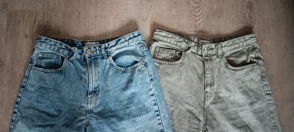 Сини дънки Mom's fit