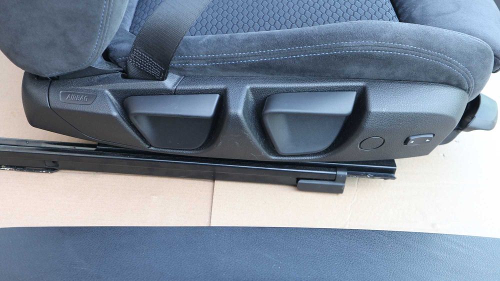 Салон БМВ 1 серия Ф20 BMW F20 Алкантара Антрацит