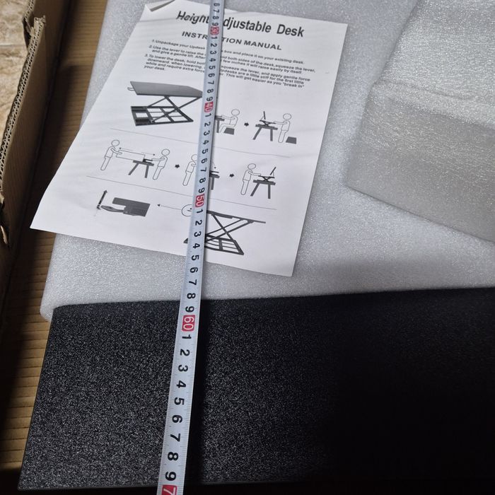 Голям размер конвертор за бюро с регулируема височина