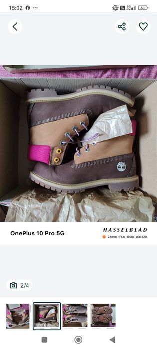 Vând ghete dama impermeabile brand Timberland