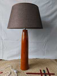 Lampa,veioza lemn masiv prun, lucrata manual