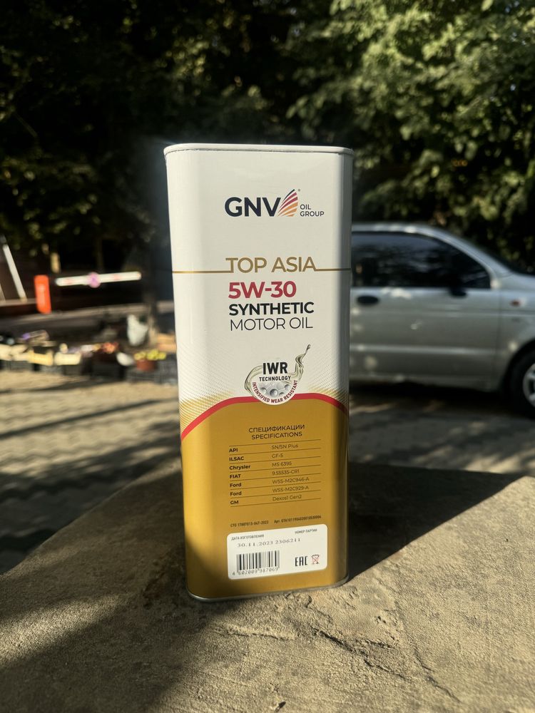 Моторное масло GNV Top Asia 5W-30