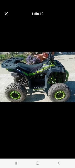 Vând atv-ul pornește doar împins deoarece a stat mult timp