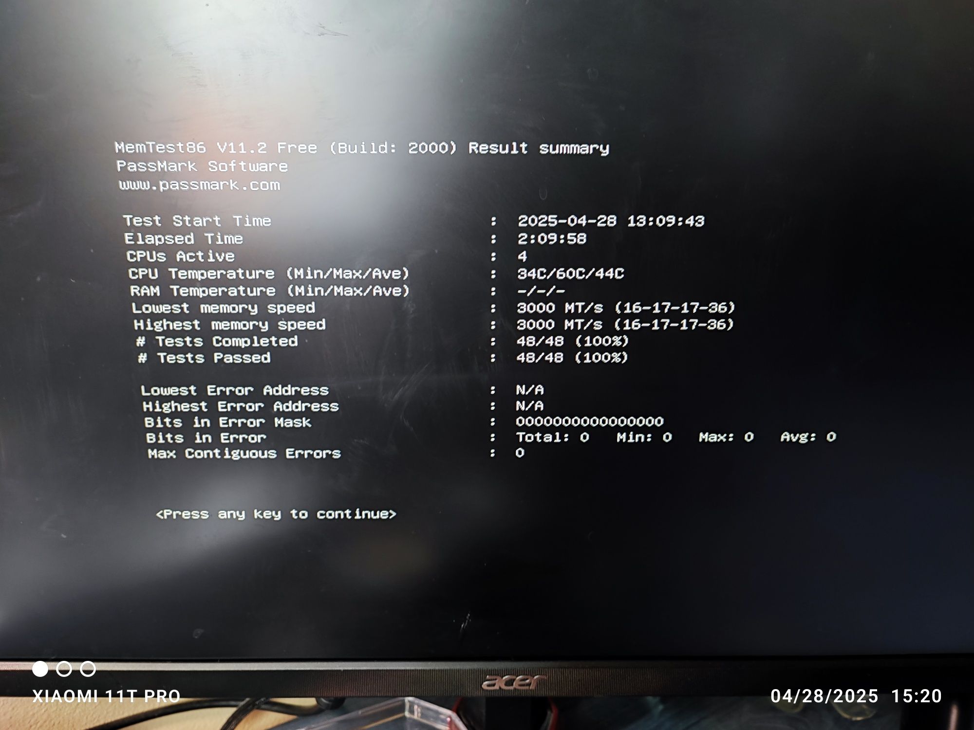 Memorie RAM 8 GB DDR4