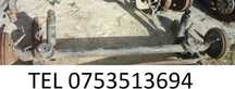 Punte spate MATIZ   cu roti si cablu de frana pt MOTOCULTOR