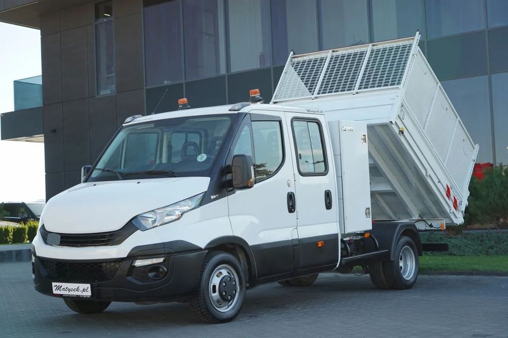 Iveco DAILY 35-140 / CAMION CU OPȚIUNI / BASCULATOR / DUBLU / TRUSA DE SCULE / IMPORTAT / CONTRACT POST-SERVICE
