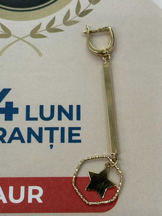 Cercei aur 14K 4.39G (AG49 Esplanada b.4629.7) * 2 ani garantie