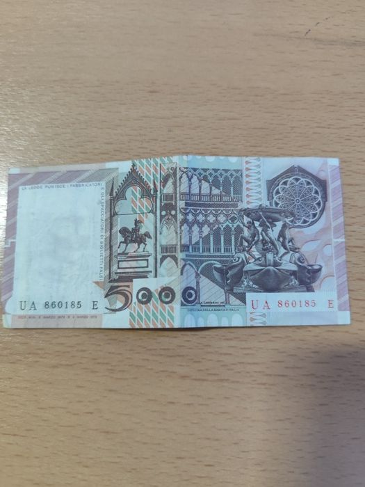 BANCONOTA DA 5.000 Lire Italia - Italia P-105b 03.11.1982 (SERIE DA) i