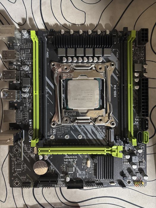 Placa de baza X99-P4 + procesor intel xeon E5 2680 v3+ RAM 16GB + Cool