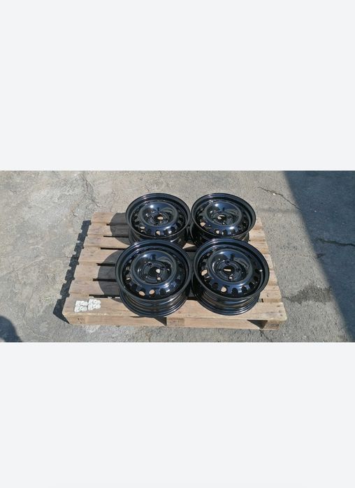 Железни джанти 14-ки 4х100мм 56.6мм централен отвор!