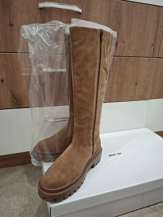 Ботуши About you естествена кожа