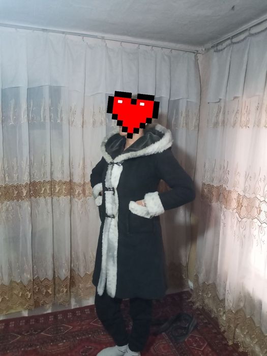 Пальто теплое зимнее