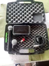 2 Capsule Sm58+Microfon Wireless Profesional SHURE PGX4