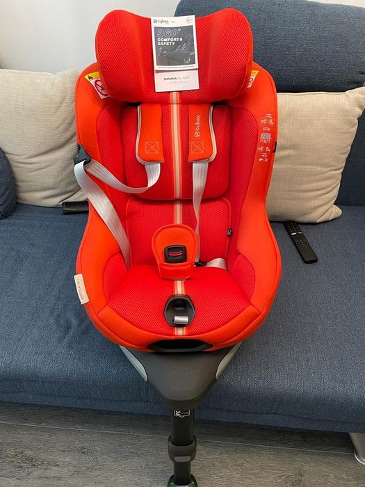 Scaun auto Cybex Gold Sirona G i-Size Plus, 0-4 ani, Hibiscus Red