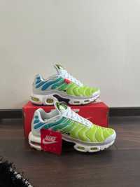 ‼️Adidași Nike Tn Air Max Plus! Noii în Cutie‼️‼️ Alb,Verde cu Albastr