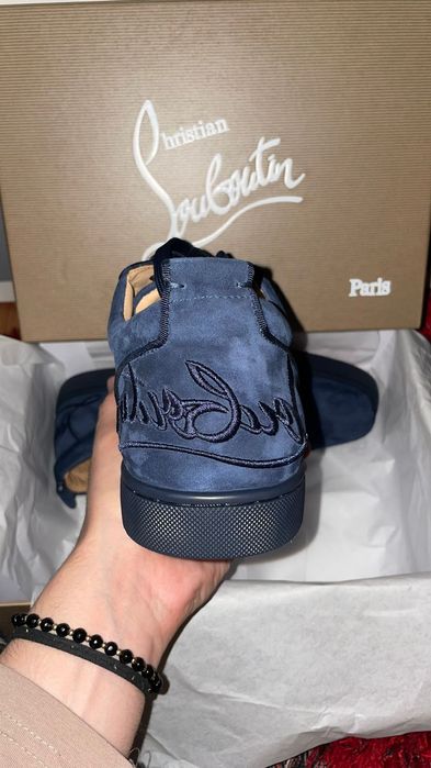 Christian louboutin low suede