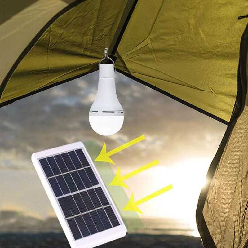 7W LED соларна лампа водоустойчива градинска лампа Туризъм Риболов