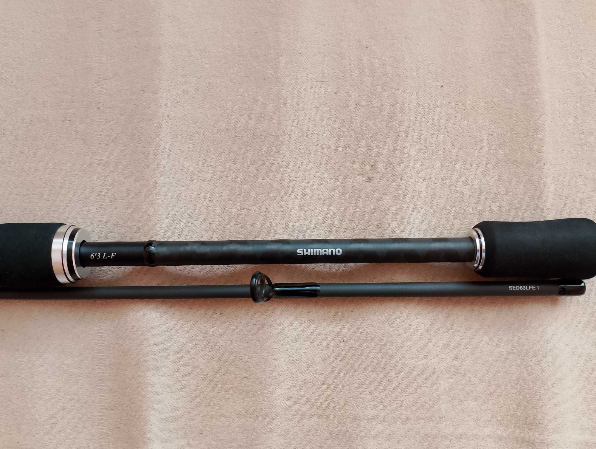 продавам нов спининг SHIMANO SEDONA 1.90m. 3-14g.