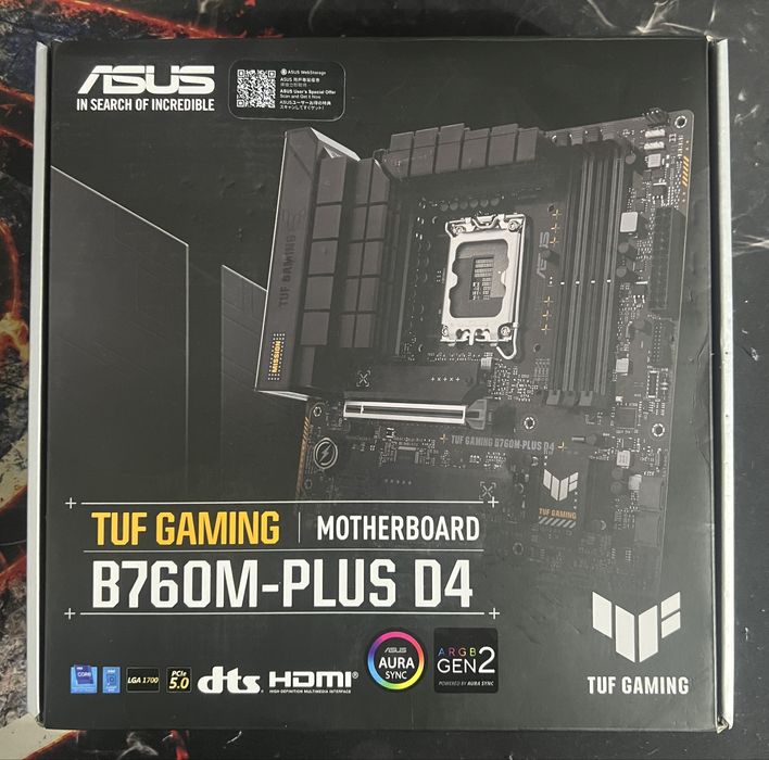 Placa de baza asus tuf b760m si procesor i5 13600k