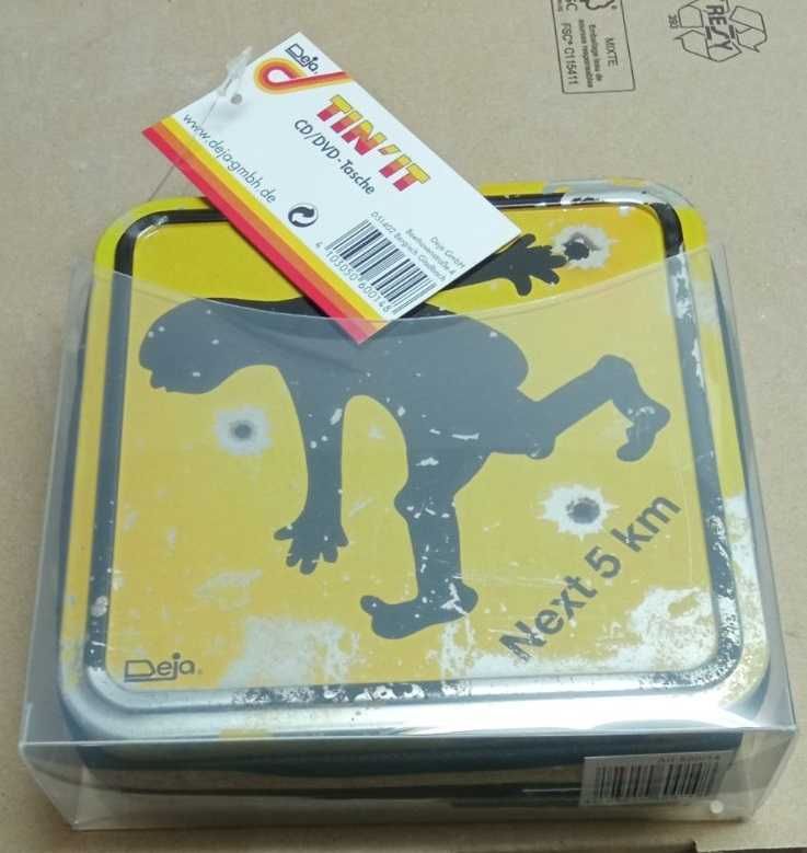 Маняшки метални кутии Deja за 24 CD/DVD Tin it! - 3 броя комплект