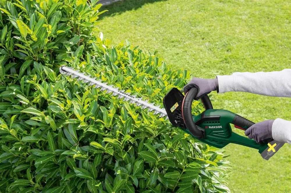 Trimmer gard viu NOU pe acumulator 20 V Parkside, foarfecă electrică